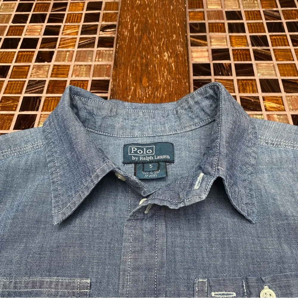 Ralph Lauren Chambray Boys Shirt
